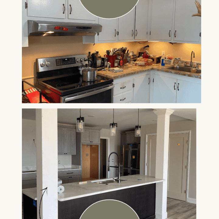 Currituck kitchen remodeling Outer Banks remodeling project.