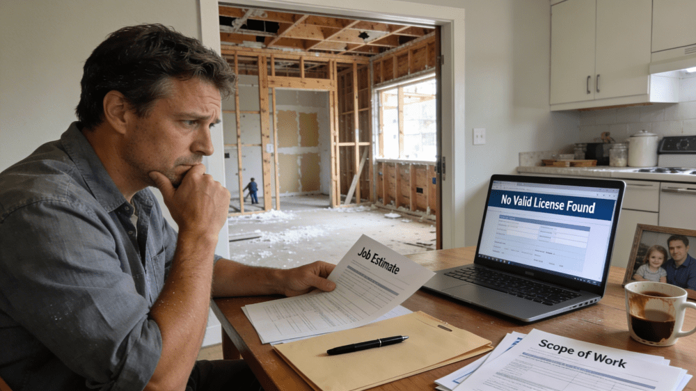 Before you hire a contractor in NC, verify this first.
